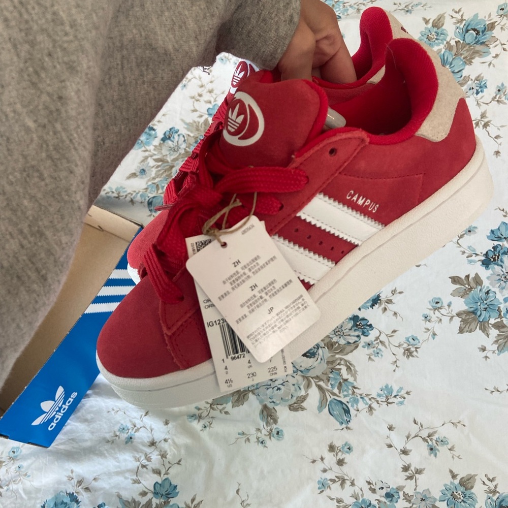 Adidas Red Ortholite Comfort Shoes - Picture 3 of 7